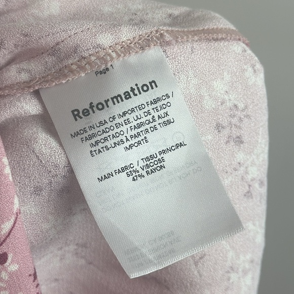 Reformation Rosalie Dress Size 12 Swiftie Lover Era Coquette Aesthetic - Picture 8 of 13